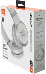 Image Casque audio supra-auriculaire sans fil JBL 460NC Live - ANC Adaptatif - Blanc