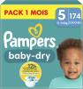 Image 174 Couches Pampers Baby-Dry, Taille 5