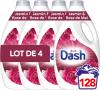 Image Pack 4 bidons Lessive Liquide Dash 2en1 asmin Et Rose De Mai