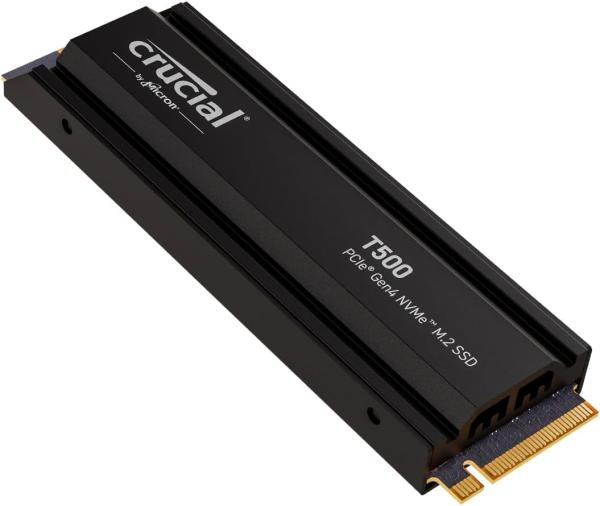 Image SSD Interne 1To PC / PS5 Crucial T500 SSD 1To PCIe Gen4 NVMe M.2 CT1000T500SSD5