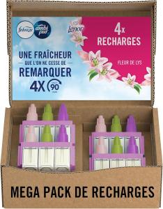 Image Lot de 4x3 Recharges Febreze 3Volution Fleur De Lys