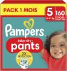 Image Pack 160 Couches-Culottes Pampers Baby-Dry Pants, Taille 5 12-17kg