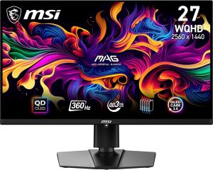 Image Ecran PC 26,5" Gamer MSI MAG 271QPX - 2560 x 1440 Quantum Dot OLED, 360Hz / 0,03ms - Noir