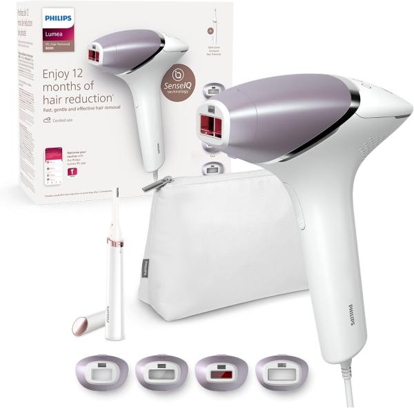 Image Épilateur à lumière pulsée Philips Lumea série 8000 BRI949/00 SenseIQ