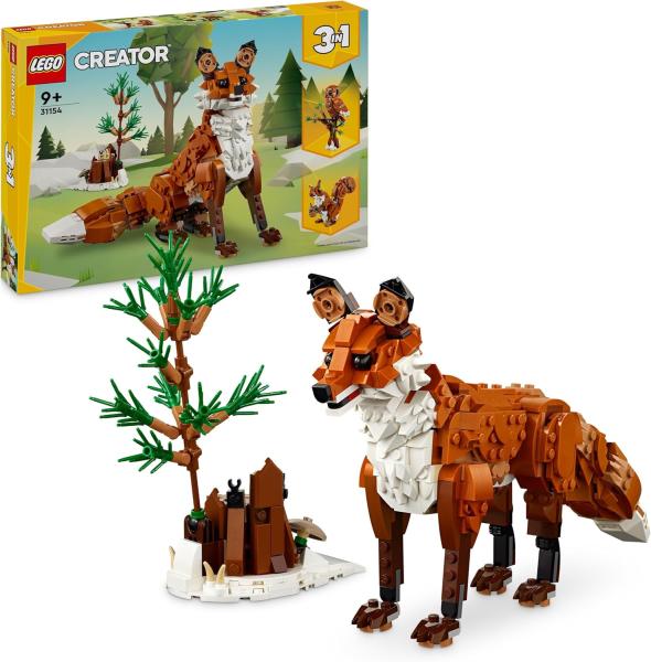 Image Le Renard Roux LEGO 31154 Creator 3-en-1 Les Animaux de la Forêt