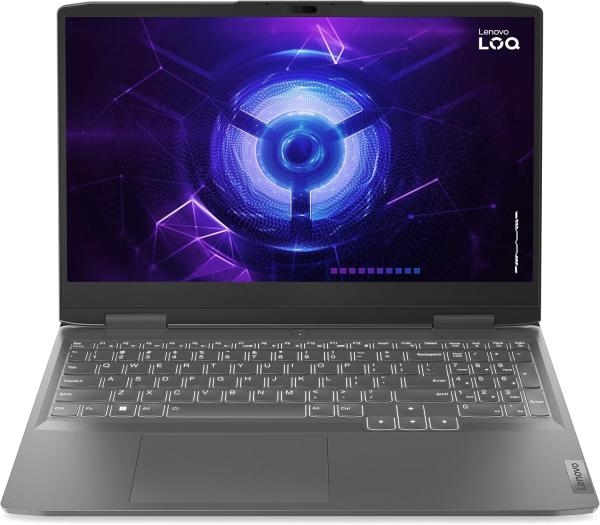 Image PC portable Lenovo LOQ 15IRH8 - Gaming 15.6'' FHD 144Hz ( i5-12450H, RAM 16Go, SSD 512Go, RTX 4050-6GB, Windows 11)