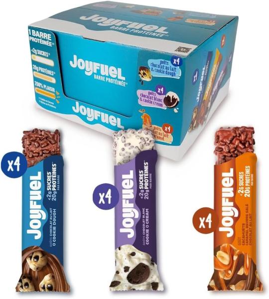 Image Coffret 12 Barres Chocolatées Protéinées JOYFUEL