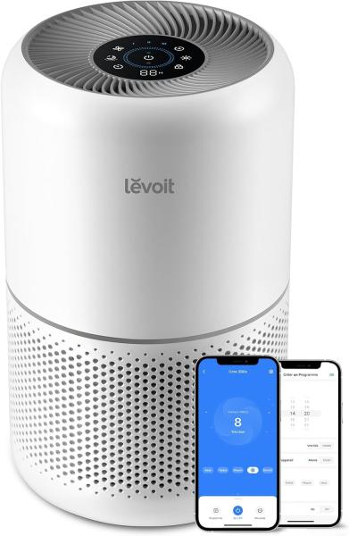 Image Purificateur d'Air LEVOIT Filtre HEPA Intelligent contre Allergie Pollen & Graminée, Purifier jusqu'à 50㎡