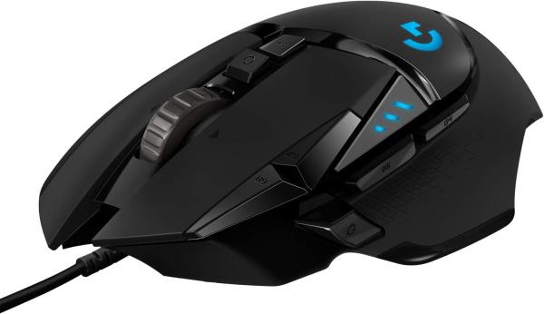 Image Souris Gamer Filaire Logitech G502 Capteur Gaming HERO 25K PC/Mac