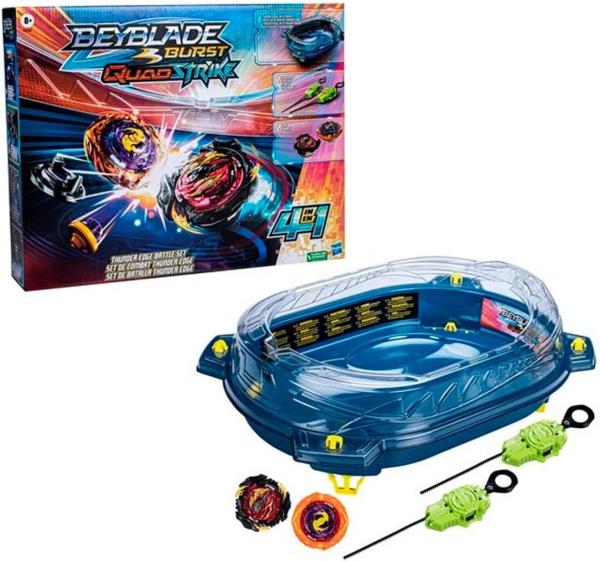 Image Pack Combat Thunder Edge avec arène Beystadium Beyblade Burst QuadStrike