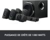 Image Système Audio Logitech Z906 Surround 5.1 THX, Dolby & DTS - 1000Watts