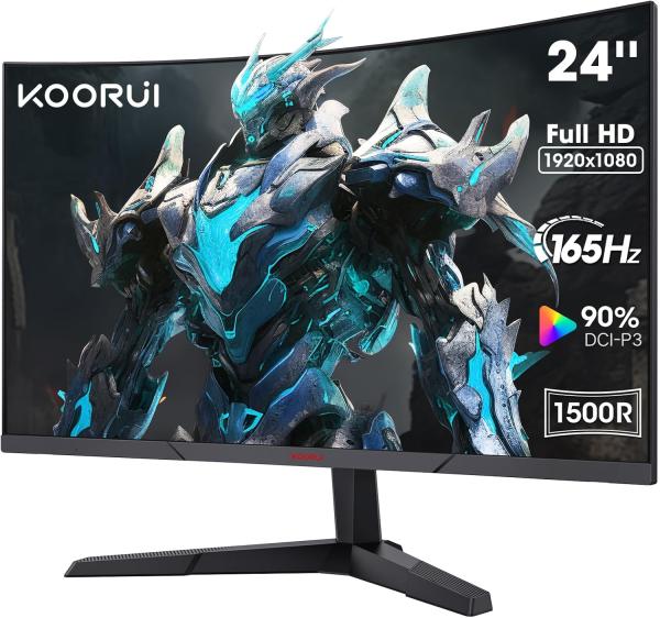 Image Ecran PC Gaming 24" Incurvé KOORUI FHD