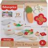 Image Coffret Jouet Cuisine Fisher-Price HXT83 - 19 pièces en Bois