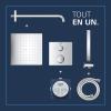 Image Ensemble de Douche Encastré GROHE 34881000 Precision Thermostatique