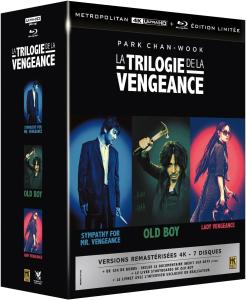 Image Coffret Combo Blu-ray LA TRILOGIE DE LA VENGEANCE DIGIPAKS Edition Limitée