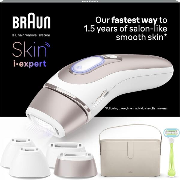 Image Épilateur À Lumière Pulsée Braun PL7387 Skin i·expert + 4 Têtes