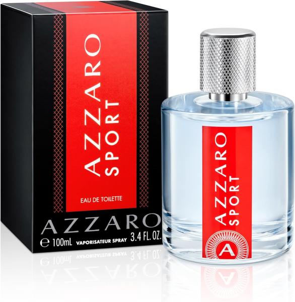 Image Eau de Toilette Homme Azzaro Sport Parfum Frais et Aromatique, 100 ml