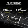 Image Micro SSD 2to M.2 Corsair MP600 NVMe PCIe x4 Gen4