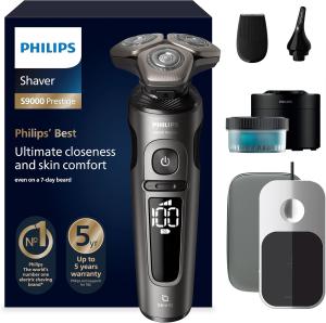 Image Rasoir électrique Philips SP9882/36 Shaver S9000 Prestige SkinIQ Wet&Dry