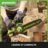 Image Tronçonneuse Greenworks GD24CS30K4 Anti-Rebond, Batterie 24V 4Ah