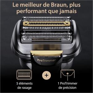 Image Rasoir Électrique Homme Braun Series 9 PRO+ 9575cc - Avec Station SmartCare, Étui PowerCase