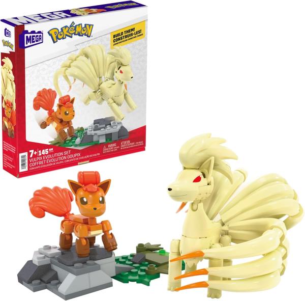 Image Coffret 145 Pièces Goupix Et Feunard MEGA HTH79 Pokémon