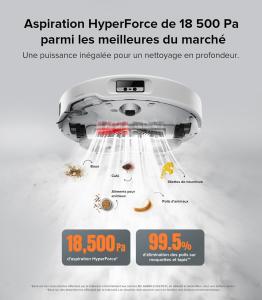 Image Aspirateur Robot Laveur roborock Qrevo Edge - 18 500Pa, Brosse et Serpillière Extensibles (Tiers)