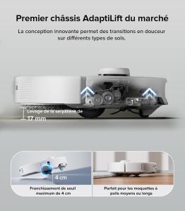 Image Aspirateur Robot Laveur roborock Qrevo Edge - 18 500Pa, Brosse et Serpillière Extensibles (Tiers)