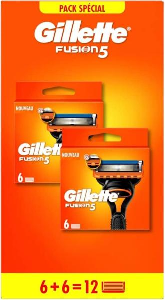 Image Pack de 12 Recharges de Lames Gillette Fusion5